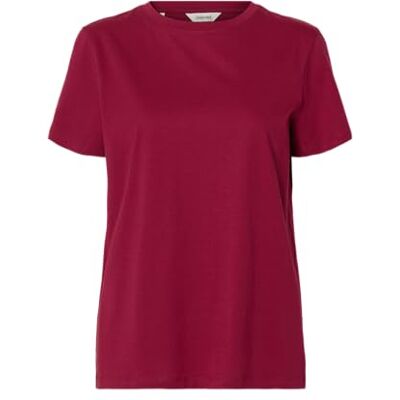 SELECTED WOMEN SELECTED Kvinnor Slfmyessential Ss O-Neck Tee Noos, Anemon, L SELECTED WOMEN SELECTED Kvinnor Slfmyessential Ss O-Neck Tee Noos, Anemon, L