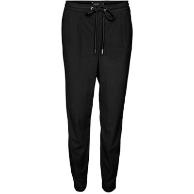 VERO MODA VMNORA MW Tapered Corduroy-byxor, svart, (M) W x 30L VERO MODA VMNORA MW Tapered Corduroy-byxor, svart, (M) W x 30L