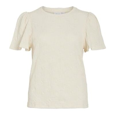 Vila Visolisa O-hals S/S topp, Björk, M Vila Visolisa O-hals S/S topp, Björk, M