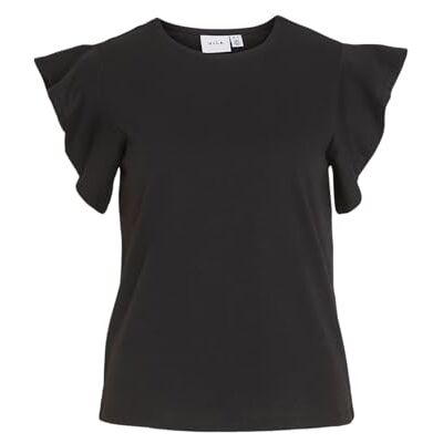 Vila Visummer S/S Top/Su/R, svart, M Vila Visummer S/S Top/Su/R, svart, M