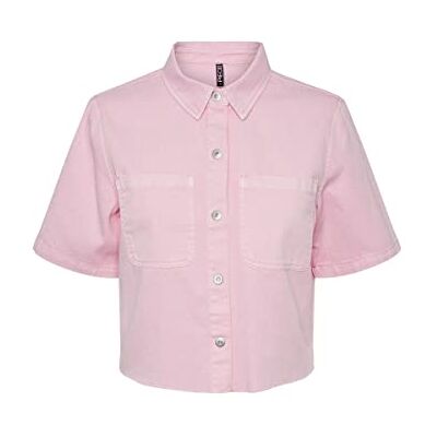 PIECES PCBLUME SS Shirt BC, Prisma rosa, L PIECES PCBLUME SS Shirt BC, Prisma rosa, L