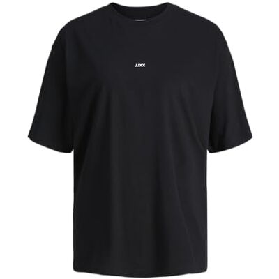 JJXX JACK & JONES dam Jxandrea Ss lös varje logo t-shirt Noos t-shirt, Svart/tryck: vit logotyp, L JJXX JACK & JONES dam Jxandrea Ss lös varje logo t-shirt Noos t-shirt, Svart/tryck: vit logotyp, L