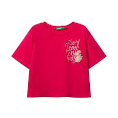 United T-shirt, Rosenröd, 130 United T-shirt, Rosenröd, 130