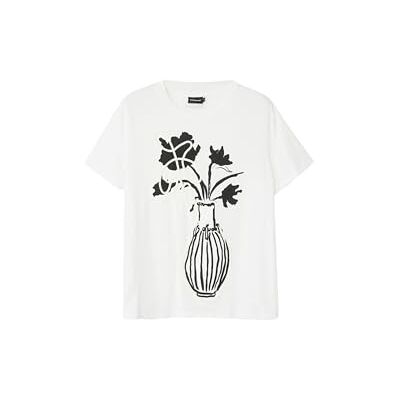 Desigual TS_Shadow, 1000 Blanco, L, Vit, L Desigual TS_Shadow, 1000 Blanco, L, Vit, L