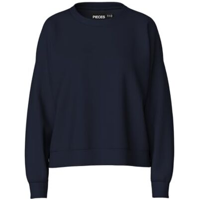PIECES Pcchilli Ls Sweat Noos Bc, Sky Captain, XS PIECES Pcchilli Ls Sweat Noos Bc, Sky Captain, XS