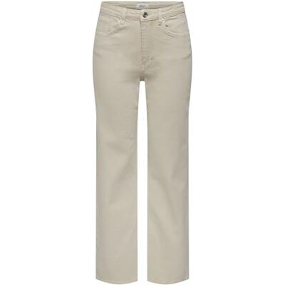 ONLY Dam ONLJUICY HW Wide Benen DNM REABOX NOOS jeans, Ecru, 32/32 ONLY Dam ONLJUICY HW Wide Benen DNM REABOX NOOS jeans, Ecru, 32/32