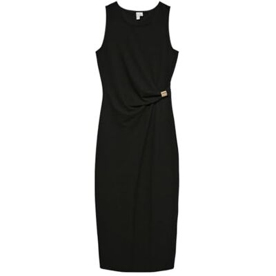 VERO MODA Vmhosanna S/L 7/8 Klänning Jrs Btq Ga, Svart, S Dam, Svart, S VERO MODA Vmhosanna S/L 7/8 Klänning Jrs Btq Ga, Svart, S Dam, Svart, S
