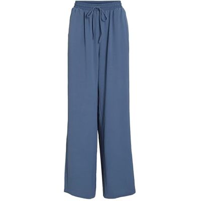 Vila Vijosa Hw Wide Pants – Noos, Vintage Indigo, 42 Vila Vijosa Hw Wide Pants – Noos, Vintage Indigo, 42