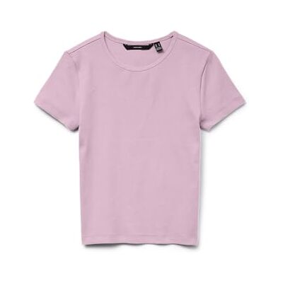 VERO MODA dam Vmchloe Ss Short Top Ga JRS Noos, roseate spoonbill, M VERO MODA dam Vmchloe Ss Short Top Ga JRS Noos, roseate spoonbill, M