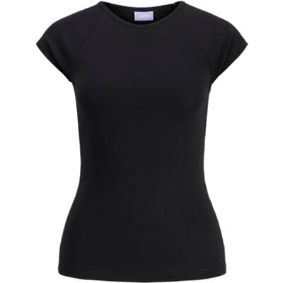 JJXX JACK & JONES Jxstar Ss Raglan Tee JRS Noos, svart, M JJXX JACK & JONES Jxstar Ss Raglan Tee JRS Noos, svart, M