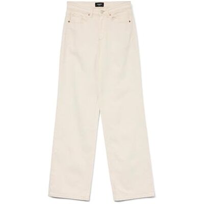 VERO MODA Dam VMTESSA HR Straight Ecru GA NOOS jeans, 29/34, ecru, 29W x 34L VERO MODA Dam VMTESSA HR Straight Ecru GA NOOS jeans, 29/34, ecru, 29W x 34L