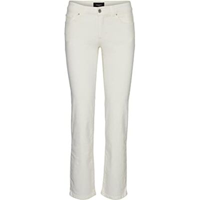 VERO MODA Stickad damtröja VMGINGER tröja, ecru, M VERO MODA Stickad damtröja VMGINGER tröja, ecru, M