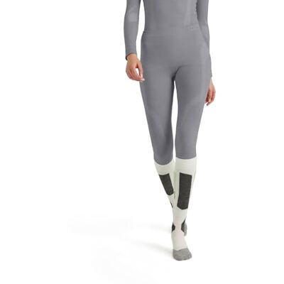 FALKE dam Baslager Underdel Wool-Tech Long W Ti ull funktionsmaterial snabbtorkande 1 del, Grå Grey-Heather 3757, S FALKE dam Baslager Underdel Wool-Tech Long W Ti ull funktionsmaterial snabbtorkande 1 del, Grå Grey-Heather 3757, S