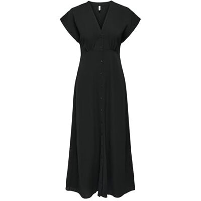 ONLY Dam Onlnova Life Mollie Solid Ptm 15317841 Klänning, Svart, M ONLY Dam Onlnova Life Mollie Solid Ptm 15317841 Klänning, Svart, M