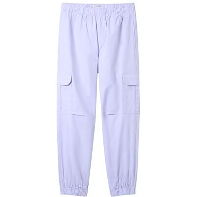 TOM TAILOR Flickor, barn, lös passform, cargo, parachute-byxor, 35277 Glad lila, 152 TOM TAILOR Flickor, barn, lös passform, cargo, parachute-byxor, 35277 Glad lila, 152