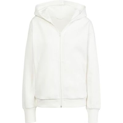 adidas Kobiety ALL SZN FLEECE FULL-ZIP HOODIE, off white, L adidas Kobiety ALL SZN FLEECE FULL-ZIP HOODIE, off white, L