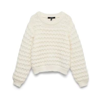 VERO MODA Vmlauryn Ls O-hals tröja Ga Boo, Björk, XS VERO MODA Vmlauryn Ls O-hals tröja Ga Boo, Björk, XS