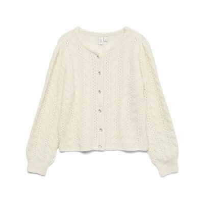 VERO MODA Vmgabrielle Ls O-Neck Cardigan Btq, Björk, XL VERO MODA Vmgabrielle Ls O-Neck Cardigan Btq, Björk, XL