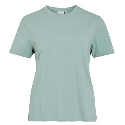 Vila Vinora S/S T-shirt – Noos, Blå surfing, XXL Vila Vinora S/S T-shirt – Noos, Blå surfing, XXL
