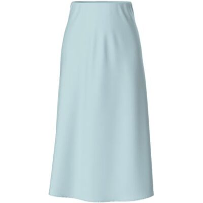 PIECES Pcfranan Hw Ankle Skirt Noos Bc, Molnblå, XS PIECES Pcfranan Hw Ankle Skirt Noos Bc, Molnblå, XS