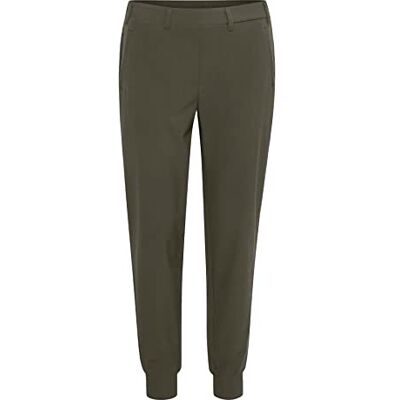 KAFFE Women's Cropped byxor casual normal passform elastisk, druvblad, 40 KAFFE Women's Cropped byxor casual normal passform elastisk, druvblad, 40