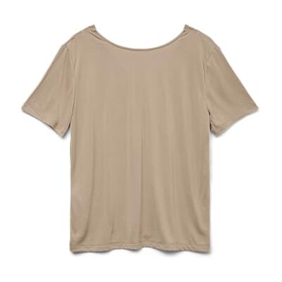 VERO MODA dam Vmsavannah Lace 2-vägs Ss Top JRS, Silver Mink, S VERO MODA dam Vmsavannah Lace 2-vägs Ss Top JRS, Silver Mink, S