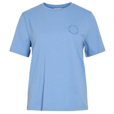 Vila Visybil Sunday O-Neck S/S T-shirt, Blixt blå, XL Vila Visybil Sunday O-Neck S/S T-shirt, Blixt blå, XL