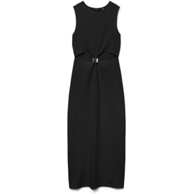 VERO MODA dam Vmallison Sl Ankle Dress JRS Ga, svart, XL VERO MODA dam Vmallison Sl Ankle Dress JRS Ga, svart, XL