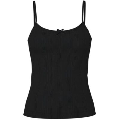 PIECES Pcmarie Singlet Poin Top JRS Noos Bc, svart, XS PIECES Pcmarie Singlet Poin Top JRS Noos Bc, svart, XS
