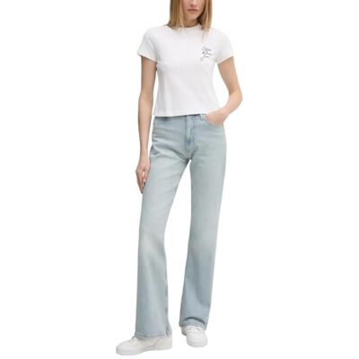 Calvin jeans dam skript institutuell baby t-shirt J20J224984 S/S t-shirt, svart (k svart), XXS, Svart (k svart), XXS Calvin jeans dam skript institutuell baby t-shirt J20J224984 S/S t-shirt, svart (k svart), XXS, Svart (k svart), XXS