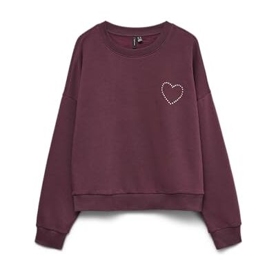 VERO MODA Vmlotte Trina Ls Sweat Box Ga Bf, Vinprovning, XS VERO MODA Vmlotte Trina Ls Sweat Box Ga Bf, Vinprovning, XS