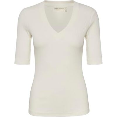 InWear Dagnaiw V T-shirt dam, whisper white, M InWear Dagnaiw V T-shirt dam, whisper white, M