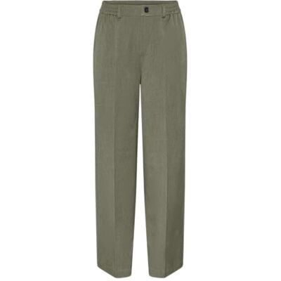 PIECES Pccamil Hw Wide Pant Noos byxor för kvinnor, Djupt ljus grön, 30 SE/XL PIECES Pccamil Hw Wide Pant Noos byxor för kvinnor, Djupt ljus grön, 30 SE/XL