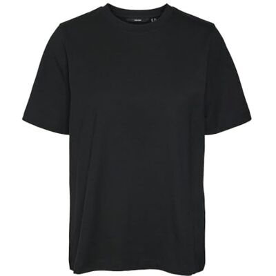 VERO MODA VMDEMI SS O-Neck TOP JRS NOOS, svart, M VERO MODA VMDEMI SS O-Neck TOP JRS NOOS, svart, M