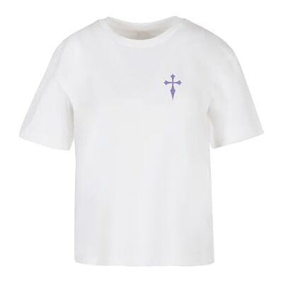 Tee Dam-t-shirt, Pearl Spider, t-shirt, avslappnad t-shirt med tryck, överdimensionerad passform, bomull, storlekar XS – 5XL, Vit, M Tee Dam-t-shirt, Pearl Spider, t-shirt, avslappnad t-shirt med tryck, överdimensionerad passform, bomull, storlekar XS – 5XL, Vit, M