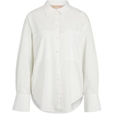 JJXX Jxtessa Ls Poplin RLX Shirt WVN Sn, Blanc De Blanc, M JJXX Jxtessa Ls Poplin RLX Shirt WVN Sn, Blanc De Blanc, M