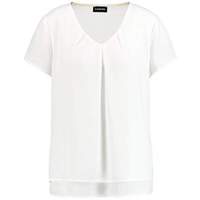 Taifun Damblus med kort ärm, figurnära blusar, skjorta Taifun Damblus med kort ärm, figurnära blusar, skjorta