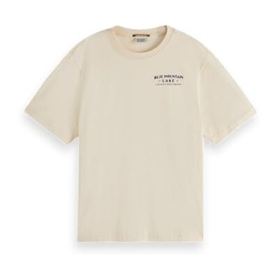 Scotch & Soda Washed Artwork lös T-shirt, Mjuk is 111, L Scotch & Soda Washed Artwork lös T-shirt, Mjuk is 111, L