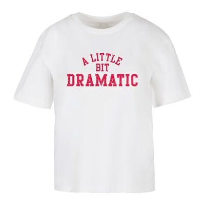 dam t-shirt Lil Dramatic Tee avslappnad t-shirt med fronttryck, oversize passform, storlekar XS – 5XL, Vit, 3XL dam t-shirt Lil Dramatic Tee avslappnad t-shirt med fronttryck, oversize passform, storlekar XS – 5XL, Vit, 3XL