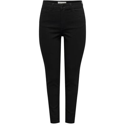 JACQUELINE de YONG Female Skinny Jeans JDYMOON HW SK ANK Jeans BLK DNM, Svart denim, (M) W x 30L JACQUELINE de YONG Female Skinny Jeans JDYMOON HW SK ANK Jeans BLK DNM, Svart denim, (M) W x 30L