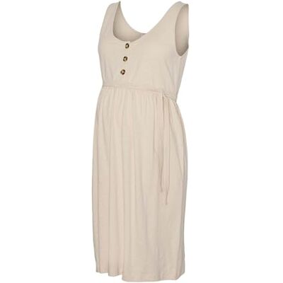 MAMA.LICIOUS Mlevi Lia Sl JRS Abk Dress 2F Noos, Fransk ek, S MAMA.LICIOUS Mlevi Lia Sl JRS Abk Dress 2F Noos, Fransk ek, S