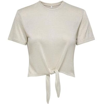 ONLY Dam Onlamber Life S/S glitter knut topp JRS, Molndansare, S ONLY Dam Onlamber Life S/S glitter knut topp JRS, Molndansare, S