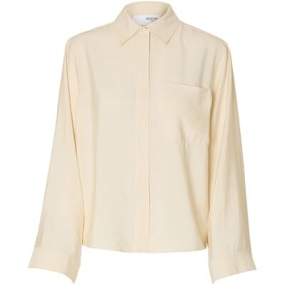 SELECTED FEMME Slfamara Ls Relaxed Shirt Noos, Björk, 40 SELECTED FEMME Slfamara Ls Relaxed Shirt Noos, Björk, 40