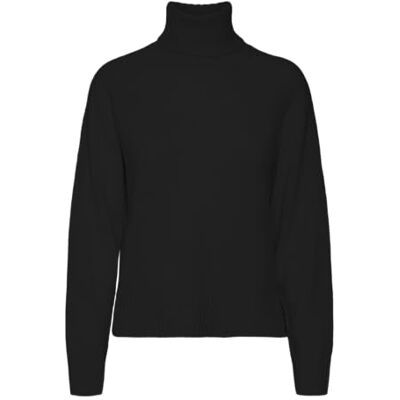 VERO MODA Bestseller A/S VMDANIELA LS Cowlneck GA NOOS tröja, svart, S, Schwarz, S VERO MODA Bestseller A/S VMDANIELA LS Cowlneck GA NOOS tröja, svart, S, Schwarz, S