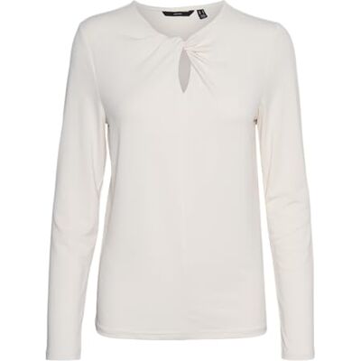 VERO MODA VMALMA LS knut top JRS GA, Björk, XS VERO MODA VMALMA LS knut top JRS GA, Björk, XS
