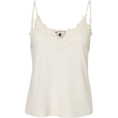 VERO MODA Damer Vmmilla Singlet Ga Vo Petite Noos Top, Björk, XXS VERO MODA Damer Vmmilla Singlet Ga Vo Petite Noos Top, Björk, XXS