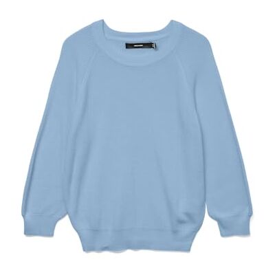 VERO MODA Vmnewlex Sun 3/4 Blouse Ga Rep, Luftig blå, XS VERO MODA Vmnewlex Sun 3/4 Blouse Ga Rep, Luftig blå, XS