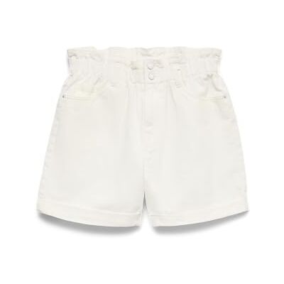 VERO MODA dam Vmlyra Hr Paperbag Mix Shorts, Snövit, XL VERO MODA dam Vmlyra Hr Paperbag Mix Shorts, Snövit, XL