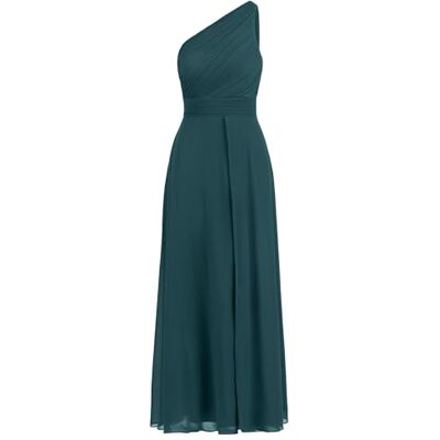 APART Fashion One-Shoulder Abendkleid-klänning, mörkgrön, 44 kvinnor, Mörkgrön, 42 APART Fashion One-Shoulder Abendkleid-klänning, mörkgrön, 44 kvinnor, Mörkgrön, 42