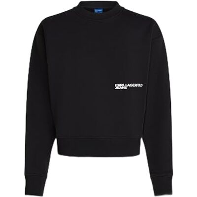KARL LAGERFELD JEANS , Dam, Bandana Logo Sweat, Regular Fit, Svart, XL KARL LAGERFELD JEANS , Dam, Bandana Logo Sweat, Regular Fit, Svart, XL